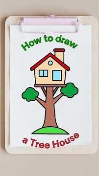 How to Draw a Tree House - Easy Step-by-Step Tutorial