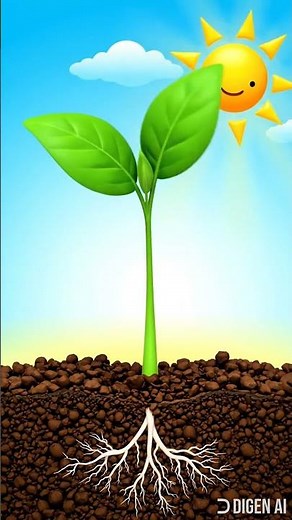 How Plants Grow 🌱 | Photosynthesis Explained for Kids | Animated Science Lesson #Shorts