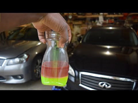 Mixing Coolant with Transmission Fluid (ATF)