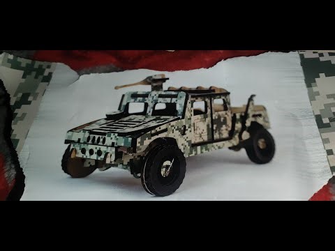 Building a Wooden LEGO Car Relaxing ASMR Construction Sounds