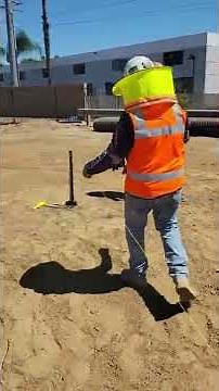 How to tie a string to a stake for forming.