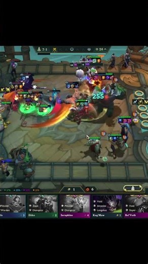 TFT Nidalee 3 Star Is monster Ixtal game #tft #leagueoflegends