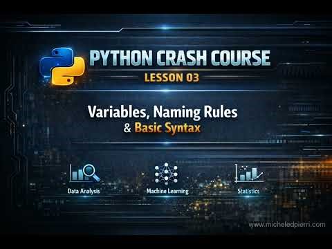 Python Variables Explained: Naming Rules, Assignment & Best Practices