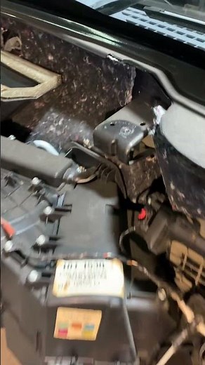 Ford F150 with floor shift heater core removal. #f150 #noheat #clogged #mechanic