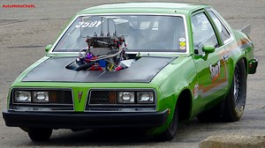 1980s Pontiac Sunbird Old School Race Car at Great Lakes Dragaway | Automotocha9l