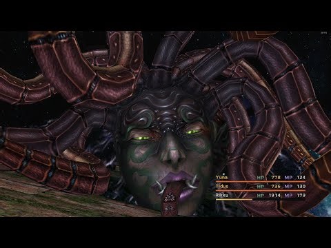 Final Fantasy X HD Remaster Playthrought Part 30 Yunalesca Boss Battle