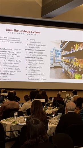 🎓💙 Grateful. Inspired. Celebrating impact. Today at the Donor Appreciation Lunch, Lone Star College System and the Lone Star College Foundation are honoring our donors and celebrating students awarded scholarships through the Chancellor’s Essay Contest. When generosity meets determination, lives are changed—and futures are built. ✨ #StudentSuccess #LoneStarCollege #GratefulForOurDonors | Lone Star College