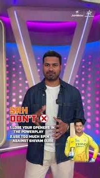 3 Things #SRH must avoid against #CSK ft. #AdityaTare | #TATAIPL