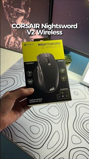 Check out the Corsair Night Sword V2 Wireless Mouse 🐁 supports Elgato Stream Deck ecosystem 🔥