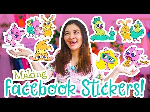 Making FACEBOOK STICKERS!!! ft the Très Chic Sticker Pack 🐱
