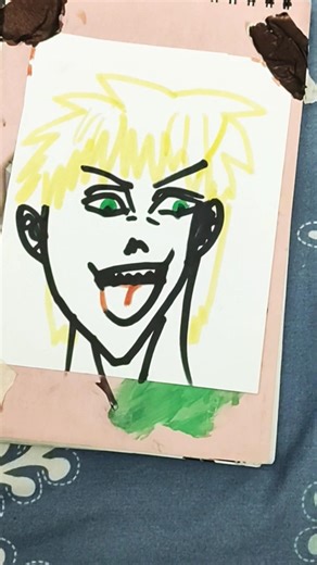 How to draw denji in 50 sec #drawing #anime