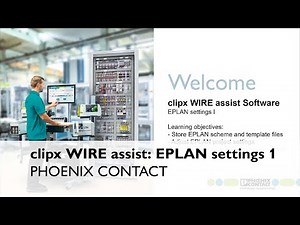 clipx WIRE assist Software – EPLAN settings – Part 1