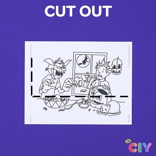 Try to bowl a spooky strike with this Halloween bowling game! Create a DIY bowling ball using Model Magic and Halloween bowling pins using our free colouring pages. | Crayola