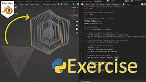 Beginner Blender Python Exercise: Repeating code with for loops | BlenderNation Bazaar