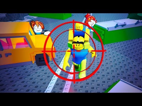 HELP! ⚠️ I have to SURVIVE the SNIPER ATTACK 🔫 in Roblox