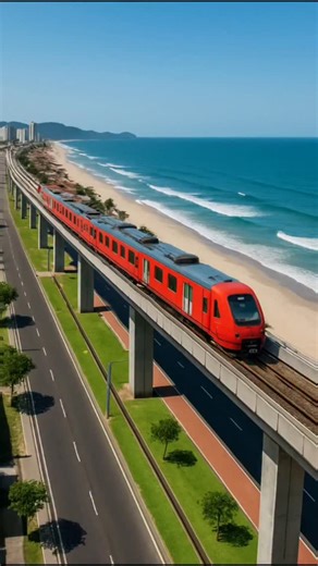 Me Perdi na Baixada Santista on Instagram: "🚆 Novo trem regional Santos ↔ Cajati A CPTM apresentou os primeiros detalhes de um projeto que promete transformar a mobilidade da Baixada Santista e do Vale do Ribeira! 👉 Serão 223 km de extensão, ligando Santos a Cajati, passando por Praia Grande, Mongaguá, Itanhaém, Peruíbe e várias cidades do interior. 👉 O serviço será misto: passageiros e cargas, com capacidade para movimentar até 600 contêineres por dia. 👉 Haverá três tipos de operação: Expre