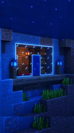 Cozy Underwater Base 😍 #minecraft #minecraftshorts #shorts