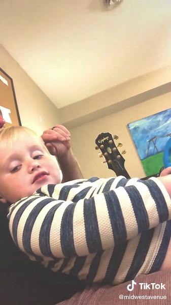 Forgot I had the camera rolling but Hudson noticed so he was having a little fun seeing how much he could push his belly out hahaha 🤣 #toddlerlife #bellypush #goofykid #funny #hiddencamera #candid #dadlife