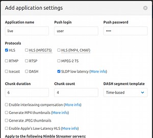 WebRTC WHIP publish setup for Nimble Streamer