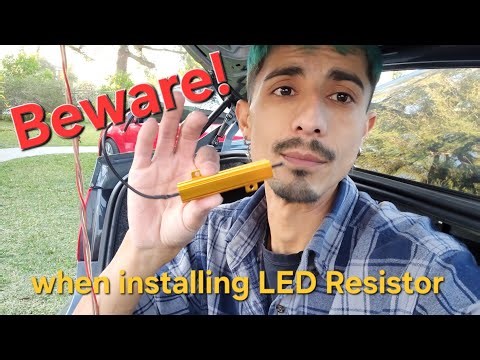 Led resistor install *Fail* on my Mk5 Jetta