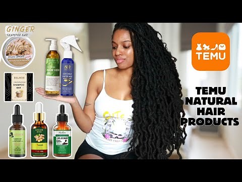 "Testing out Healthy Natural Hair Products from Temu on my Locs, the results are Amazing”😍