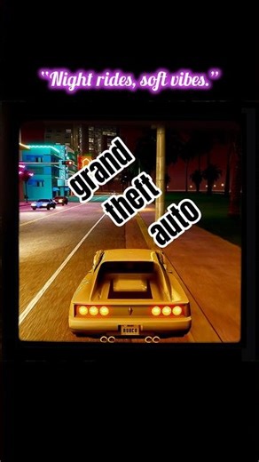 GTA Vice City Marine Drive || No speed just peace #games #grandtheftauto #vicecity