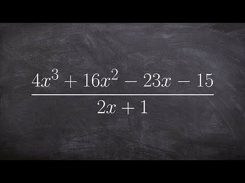 Applying synthetic division with fractions