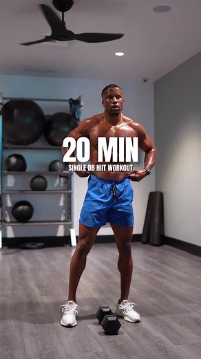 20 Min Single DB HIIT Workout | Sean Harris