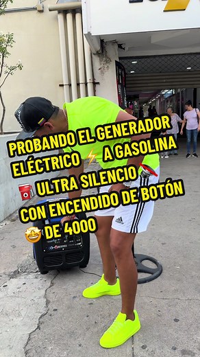 Generador a gasolina 4000W silencioso con encendido por botón