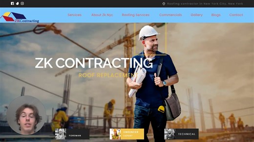 ZK Contracting Inc Bronx New York City Local Law 11 NYC DOB Facade Inspections's Video