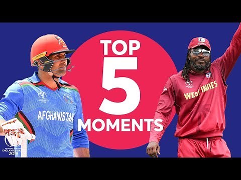 Gayle? Nabi? | Afghanistan vs West Indies - Top 5 Moments | ICC Cricket World Cup 2019