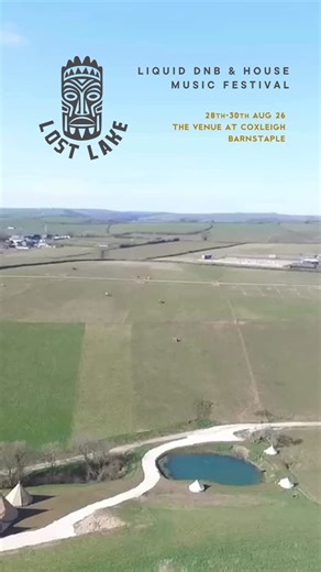 Back To Events on Instagram: "Big News Incoming! Lost Lake Liquid DNB & House Music Festival — August Bank Holiday Weekend 2026, North Devon. The next chapter begins… Lost Lake Festival arrives this August Bank Holiday at The Venue at Coxleigh, our stunning new home surrounded by beautiful views, fantastic facilities and gorgeous camping spots. We couldn’t be more excited about this magical setting! Expect a weekend of unbelievable house and liquid DnB artists, fire feasts from @smokeonthewaters