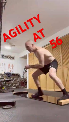 How I Build Explosive Lateral Speed at 56 (Slide Board Training)