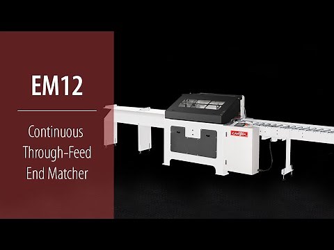 Cantek EM12 Continuous Through-Feed End Matcher