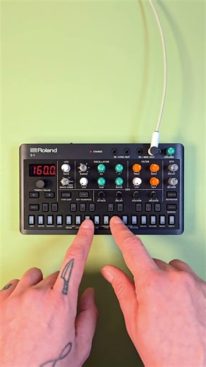 Stylophone BEAT, Roland S-1 Tweak Synthesizer & Korg Volca Keys. With some shaker