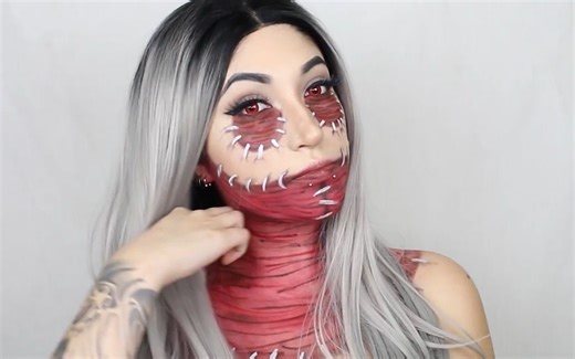 【创意妆】DABI-INSPIRED万圣节化妆教程