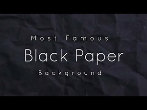 Crumpled Black Paper Background | No Copyrights💯 | FREE Download👇