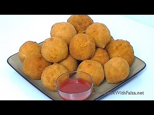 FRIED CHICKEN BREAD BALLS *COOK WITH FAIZA*