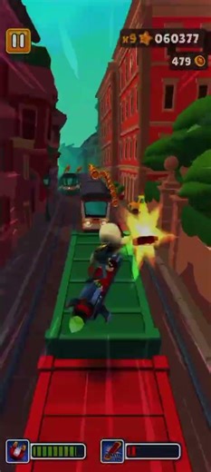 Subway Surfers Crazy Run 😱🔥 | No Crash Challenge #song #status #shorts #gaming