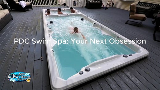 💦 Save up to $8,000 on PDC Swim Spas! 💦 Why pick between a pool or a hot tub? Have both! Swim, soak, and relax all year long. 🏊‍♂️ Test it out today at our showroom! #SwimSpa #HotTubLife #WellnessAtHome #elkospaspoolsandbilliards | Elko Spas, Billiards & Pools