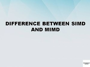 Difference between SIMD and MIMD || SIMD vs MIMD || Difference World