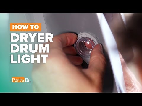How to replace Samsung dryer LED drum light part # DC47-00027H