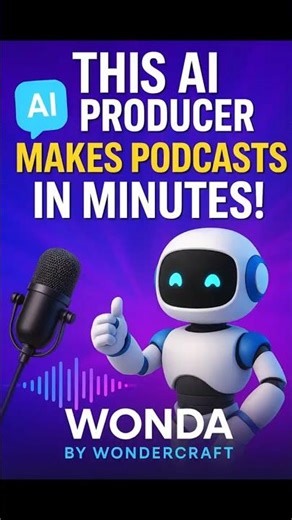 “This AI Producer Makes Podcasts in Minutes! 🎙️ | Wonda by Wondercraft”