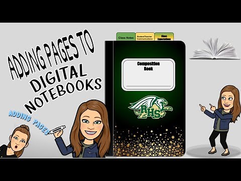 Adding pages to Student Digital Interactive Notebooks
