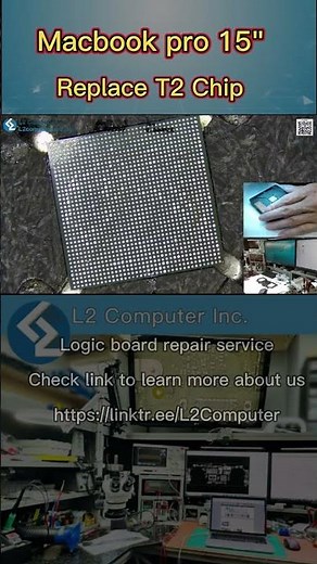How to replace Macbook pro apple T2 security chip