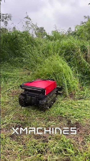 Electric Grass Cutting Robot-Tracked | XMachines | All terrain, Rugged, Smart #rcmower #grasscutting