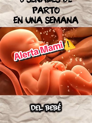¡Atención futuras mamis! 🚨 Si notas alguna de estas 6 señales, prepárate porque tu bebé podría nacer en los próximos 7 días. 🍼 #embarazo #parto #embarazada #bebe #mamaprimeriza