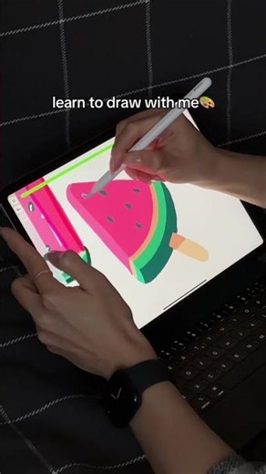 calm digital drawing process #drawing#digitalart#learn2draw#artprocess#shorts#cozyart