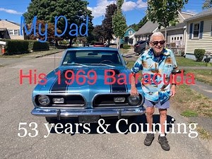 My Dad & His 1969 Barracuda - He’s Owned this Car for Over 53 Years🚙🙂