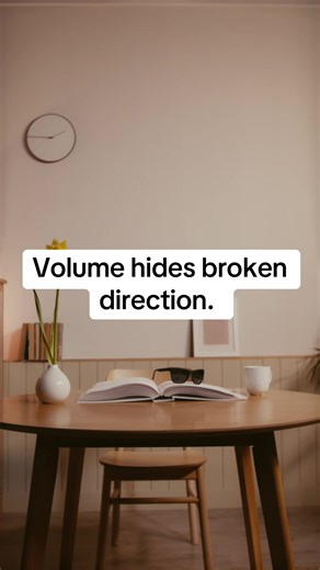 More posts don’t fix misalignment. Direction comes first. #buildsmarter #creatorprocess #longgame #contentstrategy #systemthinking